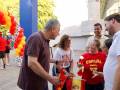 Sevilla celebra con entusiasmo y civismo la victoria de España