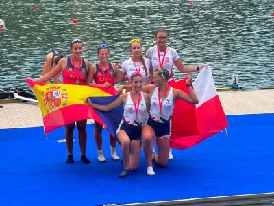 El remo andaluz, protagonista con España en la Copa de la Juventud de Suiza