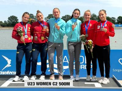 El Náutico, al podio del Campeonato de Europa de piragüismo sprint sub23