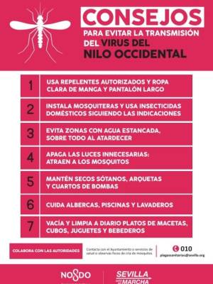 Sevilla refuerza la prevención frente al virus del Nilo con la colaboración de las farmacias