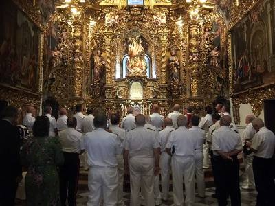  La Virgen del Buen Aire vuelve a reunir en San Telmo a la tradición marinera de Sevilla 