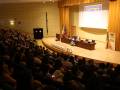 El Paraninfo de la UPO, durante la Lección Primera de la Facultad de Humanidades.