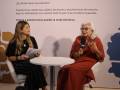 Una de las entrevistas en directo con diseñadores.