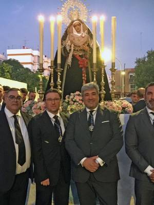Nuestra Señora del Desconsuelo recorre el barrio de los Principe y el Polígono Norte en una jornada de fervor y devoción mariana